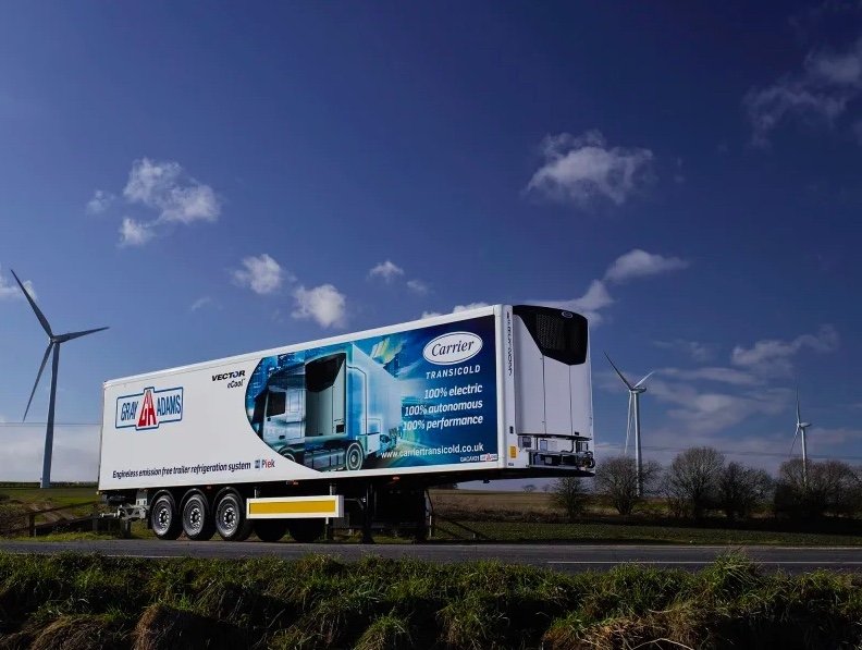 Carrier Transicold and Gray & Adams to Bring All-Electric Autonomous Vector eCool System to UK Roads